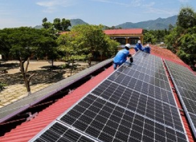 Hệ thống  điện mặt trời  Chị Vân- TP. Biên Hòa