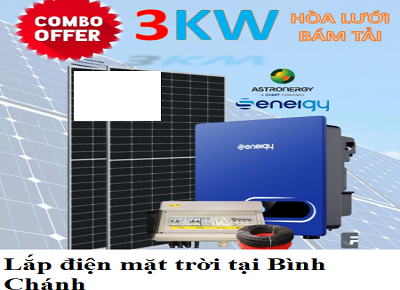 lắp điện mặt trời tại Bình Chánh tphcm