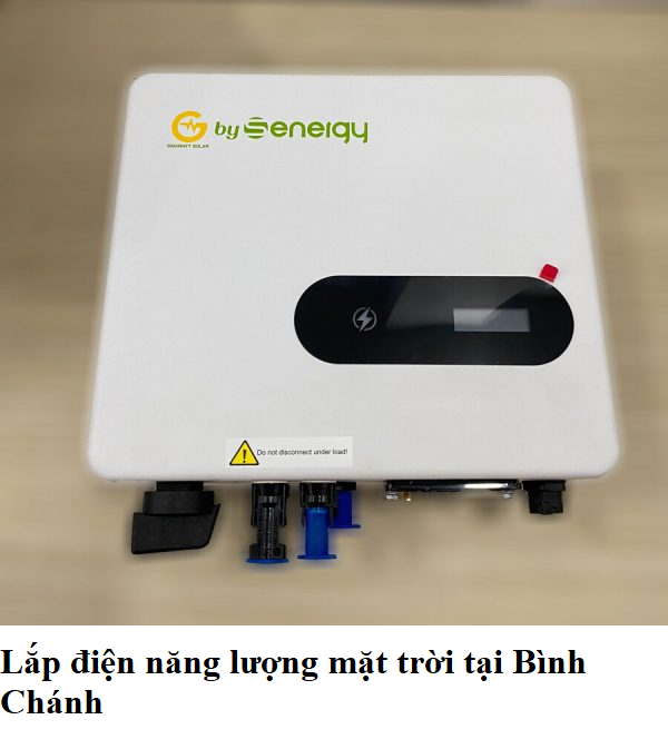 lắp điện mặt trời tại Bình Chánh