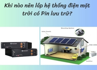 Điện Mặt Trời Lưu Trữ Khu Đô Thị Mới Tân Phong